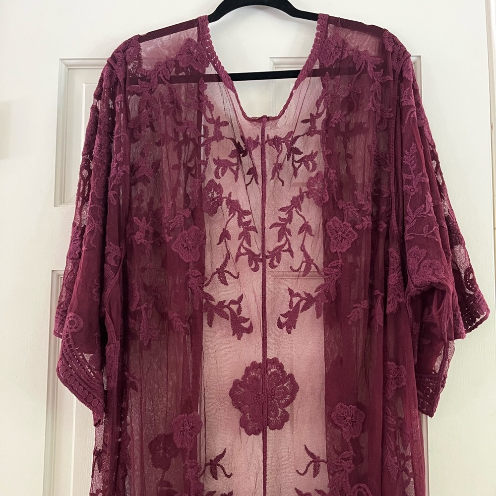 Long Lace Cardigan